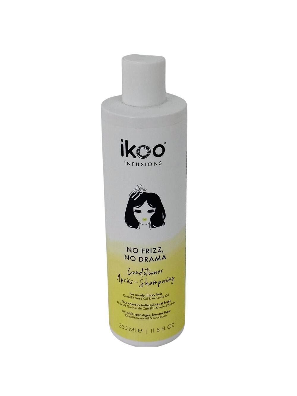 Ikoo Infusions No Frizz No Drama Conditioner Unruly Frizzy Hair 11.8 oz. NEW